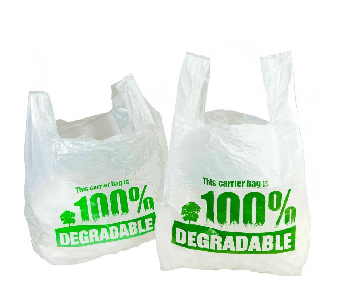 Suppliers Of Carrier Bag Degradable 12x19x23 16mu Per 1000 For The Foods Industry