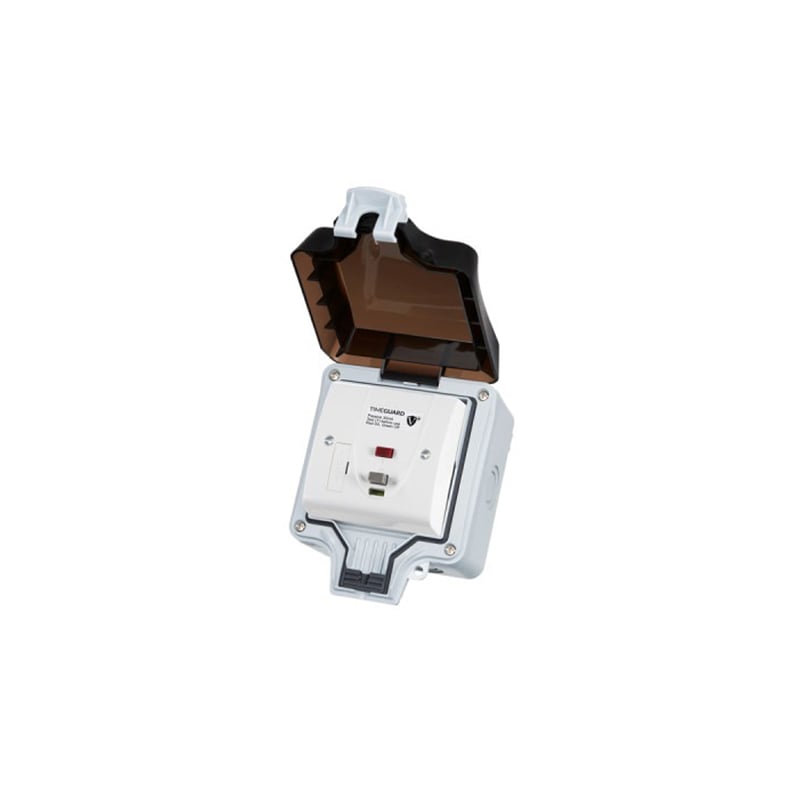 TimeGuard 1G 13A Outdoor RCD Fused Spur