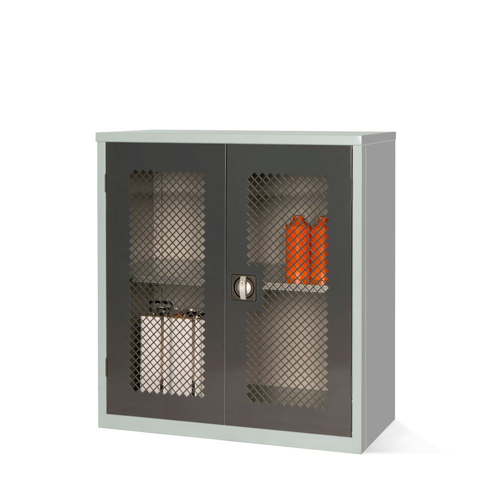 Mesh Fronted Stock Control Cupboard 1000H x 915W x 460D