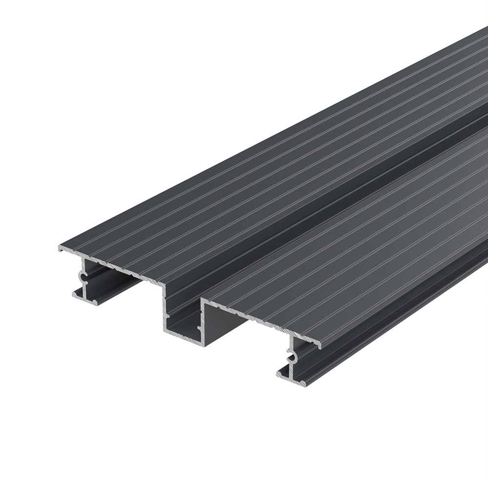 Balcony Board - 150 x 25mm - 3600mm Long Anthracite RAL7016 Anti Slip/Fire Rated