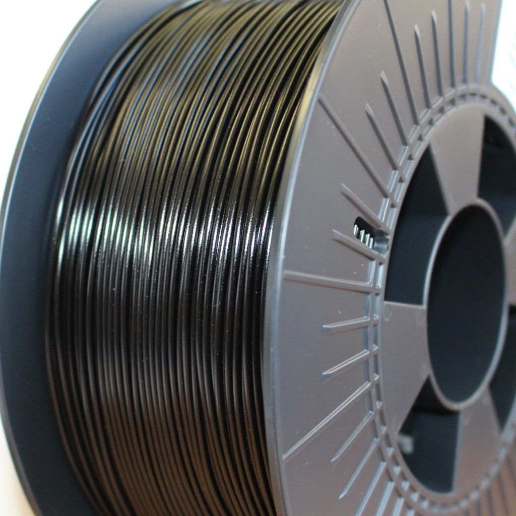 3D FilaPrint Black PIPG 1.75mm 1Kg Recycled PETG 3D Printing Filament