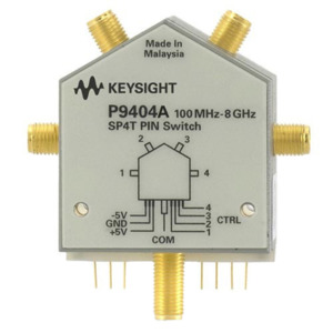 Keysight P9404A PIN Solid State Switch, 100 MHz to 8 GHz, SP4T