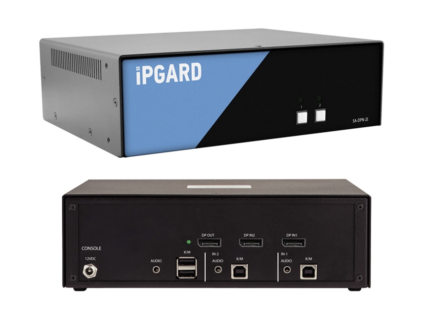 SA-DPN-2S - SmartAVI - 2-Port , Single Screen, NIAP PP 4.0, Secure KVM Switch, DisplayPort KVM (w/audio) 4K Video