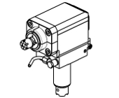 Radial rear-set static tool QD&#61;25mm