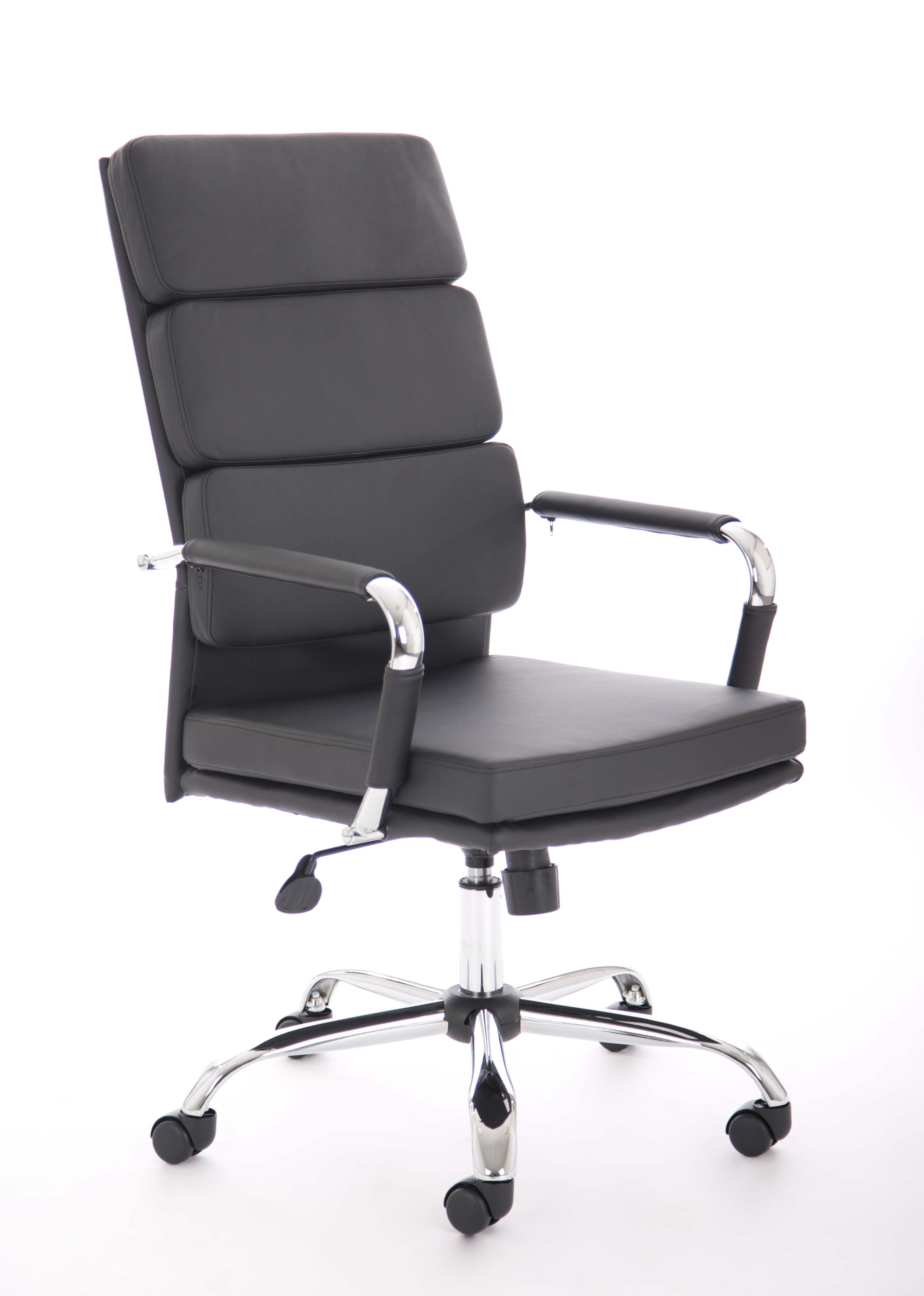 Providers Of Advocate High Back Bonded Leather Executive Office Chair with Fixed Arms North Yourkshire