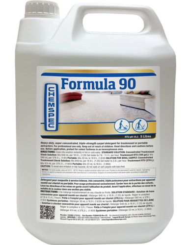 Stockists Of Formula 90 Liquid For Professional Cleaners