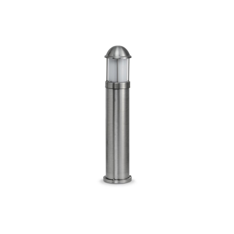 JCC NiteLED Mains Medium Plain E27 Bollard Stainless Steel