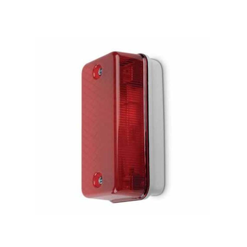 JCC Astra Mains IP65 Bulkhead E27 Grey/Red