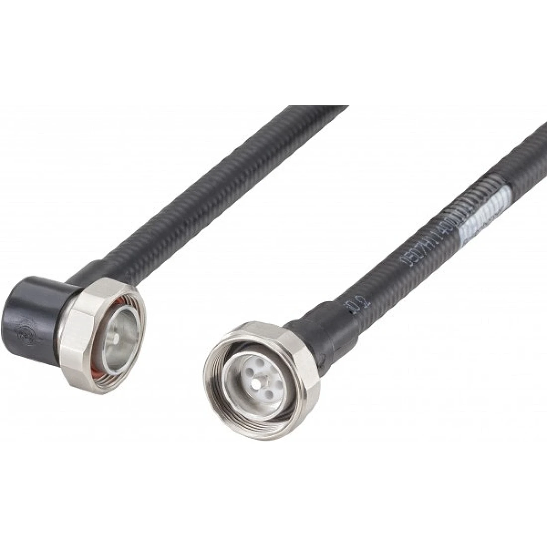 1/2" JUMPER CABLE 7-16 RIGHT ANGLE MALE TO 7-16 MALE 1.0M