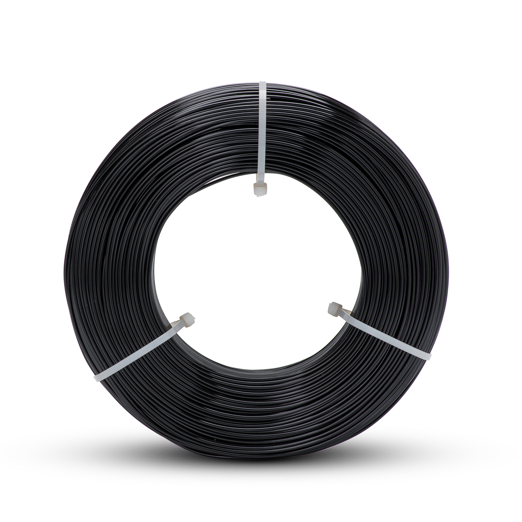 fiberlogy Refill Easy  PET-G 1.75mm Black coloured 3D printing filament 850gms
