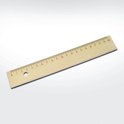 GREEN & GOOD SUSTAINABLE WOOD 20CM RULER.