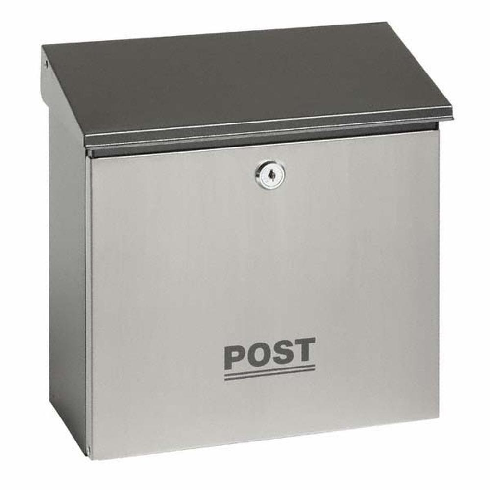 Small Stainless Post Box h. 285 x  w. 280 x  d. 145