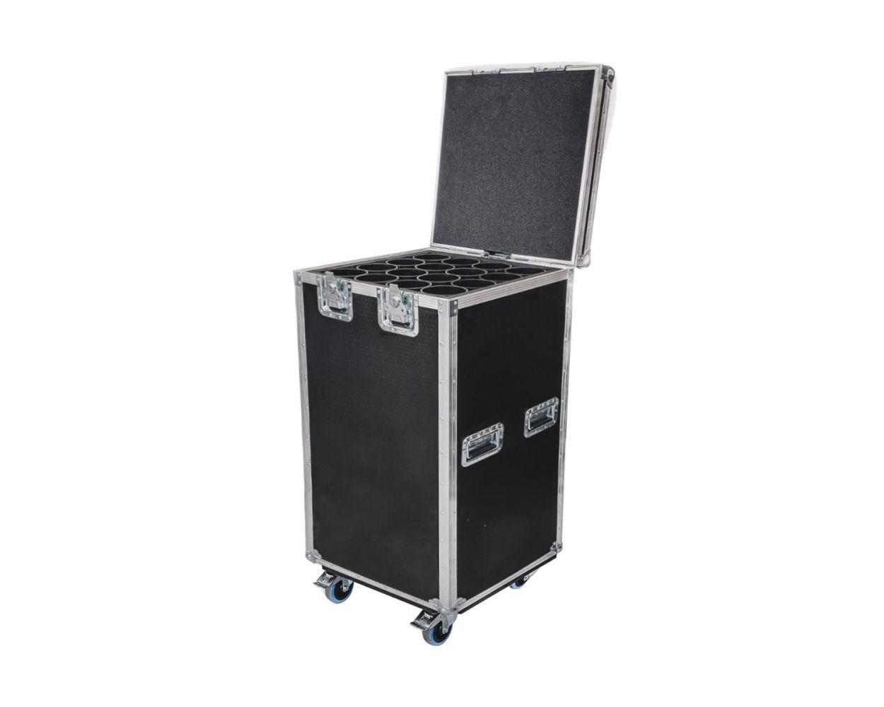 20 Way Microphone Stand Flight Case - 490mm Deep