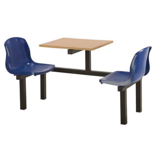 CU90 - 2-Seater Harvey Canteen Unit - Blue, Beech