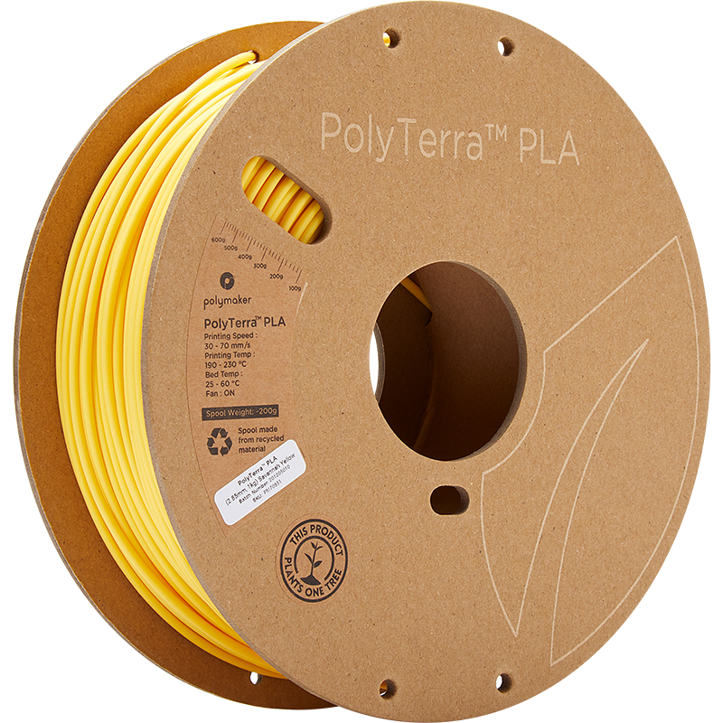 PolyTerra PLA Savannah Yellow 2.85mm 1Kg