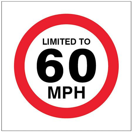 Limited to 60mph