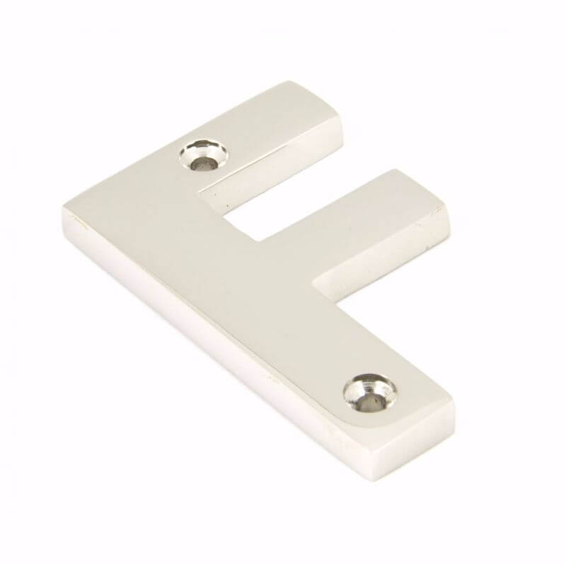 Anvil 90303F Polished Nickel Letter F