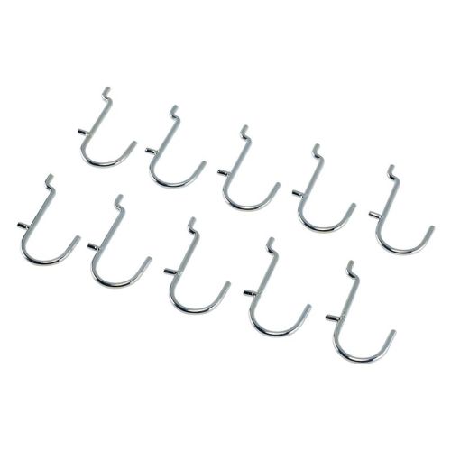 Draper Metal J-Hooks For Panel Pegboard Pack Of 10