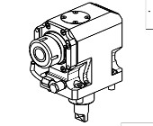 Radial inverted driven tool re-directed in Z by 187.5mm