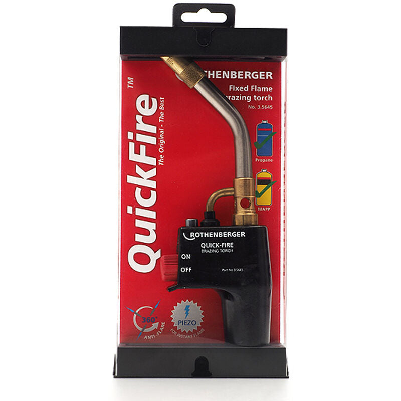 Rothenberger 35645M Quick fire torch - Blow Brazing Torch