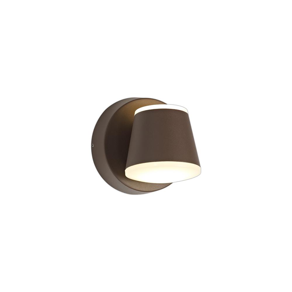 Luxuria Moda Wall Light 2x6W LED 3000K 590lm IP54 Dark Brown