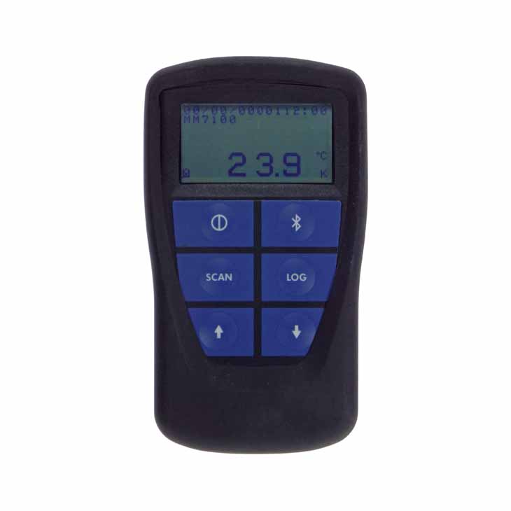 MM7100-2D - Barcode Scanning Bluetooth Thermometer w/ Alarms