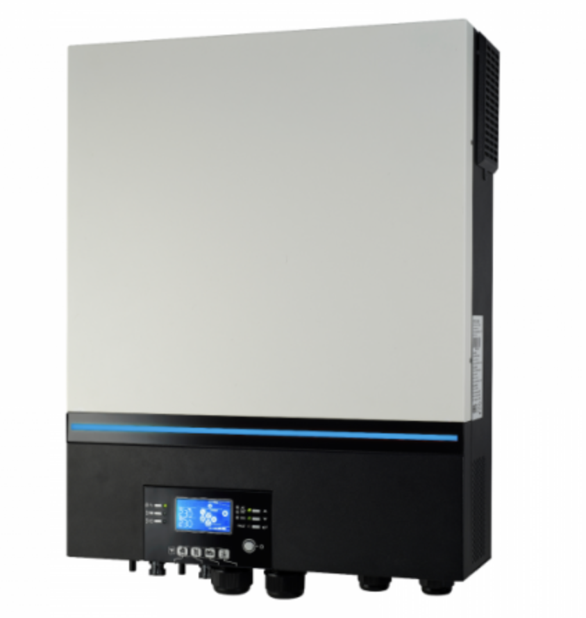 Iconica Max 11000W 48V Hybrid Pure Sine Wave Inverter With Combined 11000W Dual-Input Solar Mppt Controller, 150A Solar Charging Current, 150A Mains Battery Charger, Parallel Capability And Inbuilt Wi-Fi Mobile Monitoring (No Battery Required)