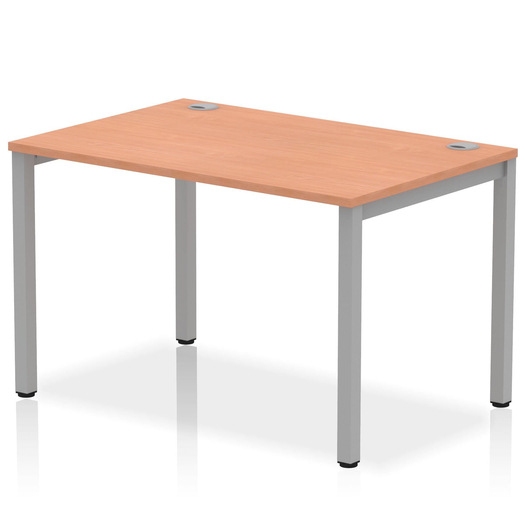 Suppliers Of Impulse Single Starter Bench Desk - 1200mm, 1400mm, 1600mm, 1800mm - Multiple Colour Options UK