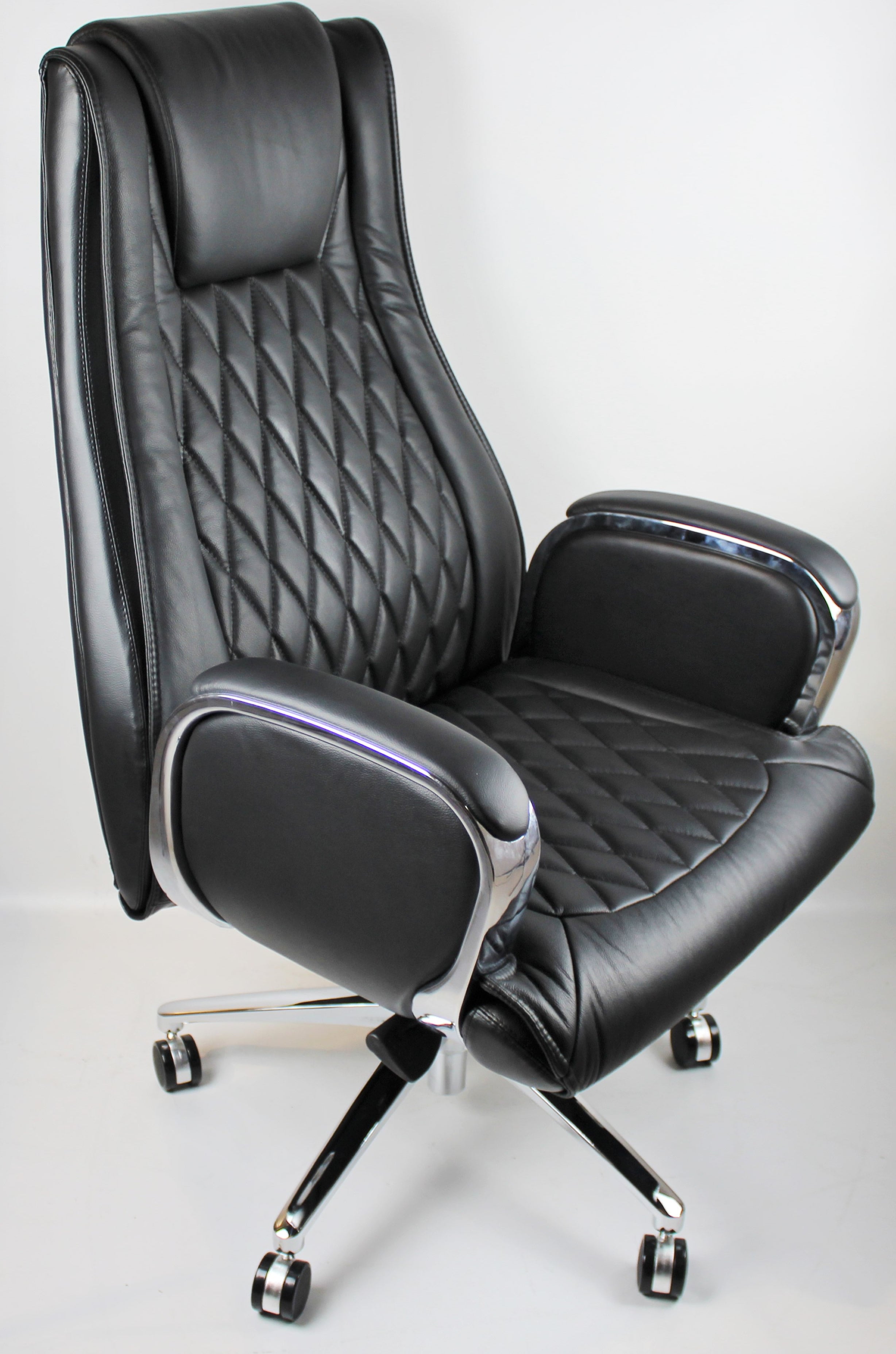Suppliers Of Black Leather Executive Office Chair - CHA-1202A UK