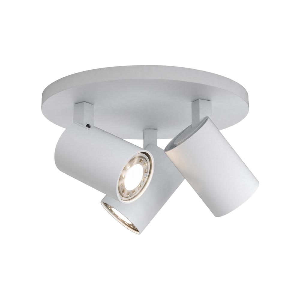 Astro Ascoli Triple Round Textured White Spotlight