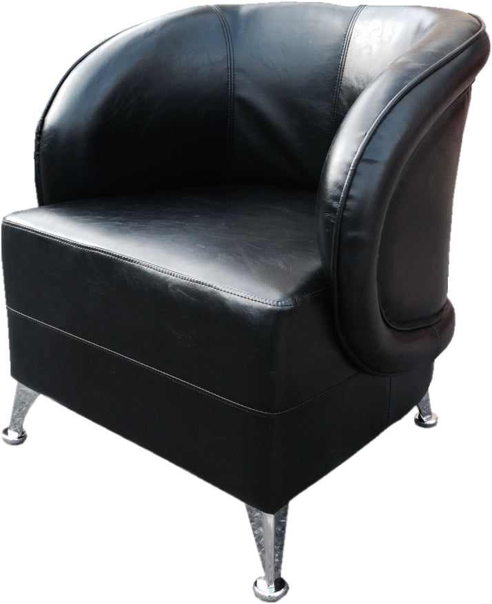 Providers Of HB-032 Black Tub Reception Chair Huddersfield