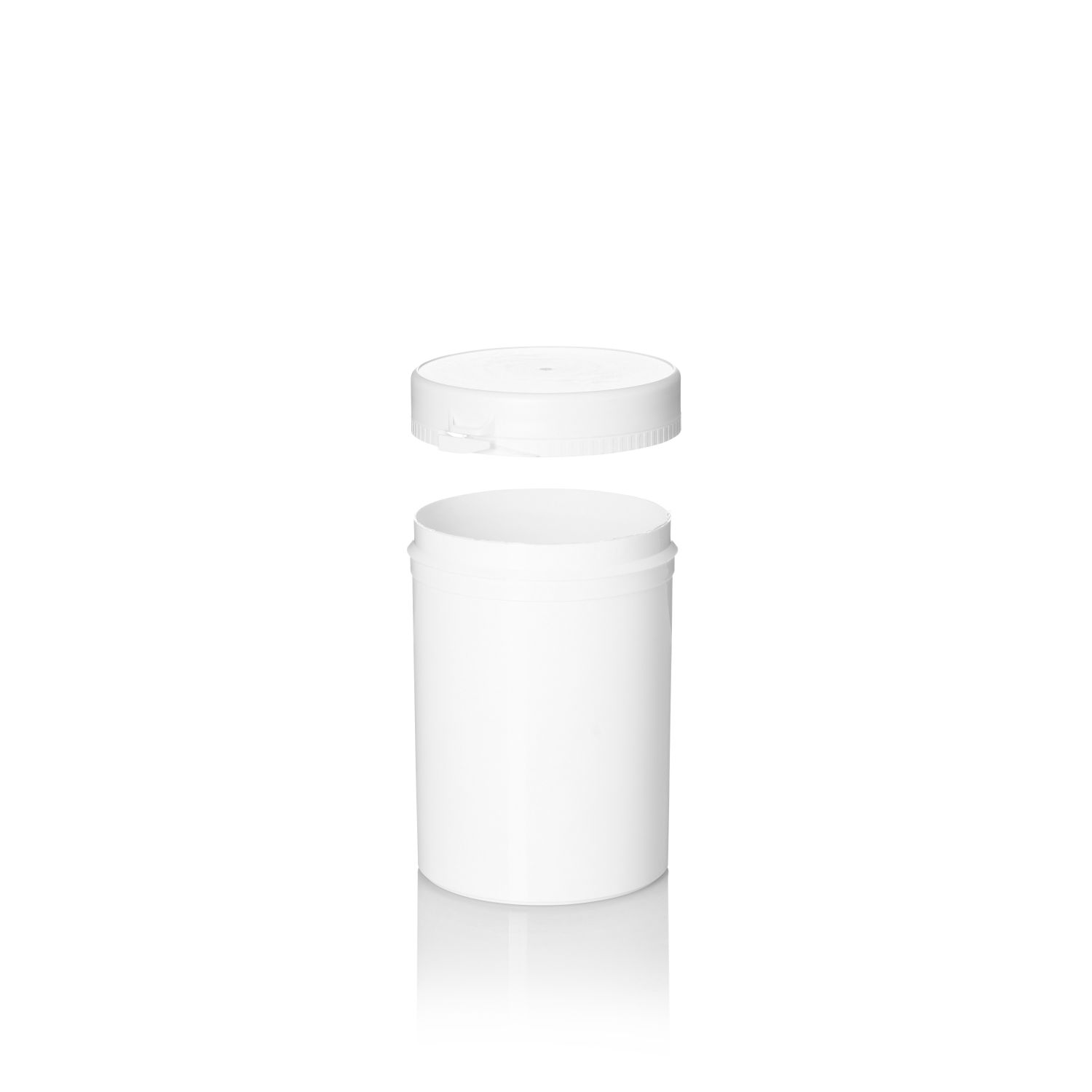 Stockists Of 450ml White PP Tamper Evident Snapsecure Jar
