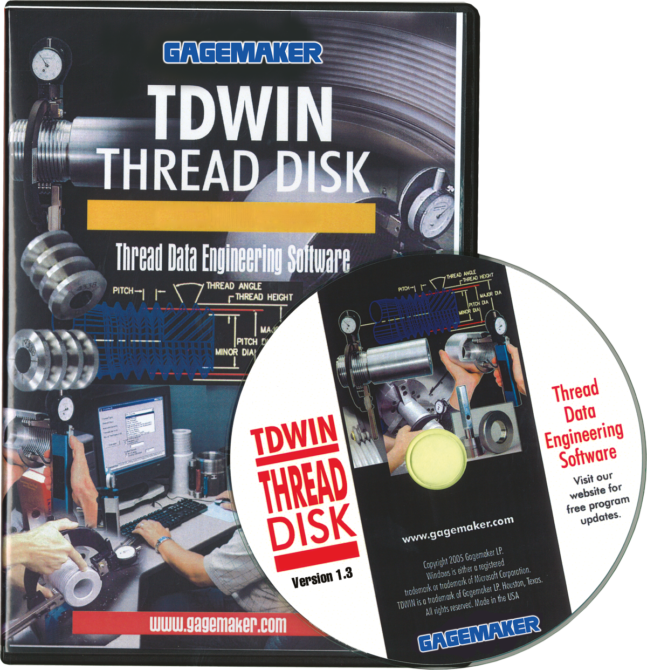 Suppliers Of Gagemaker Thread Disk for Windows Software For Defence