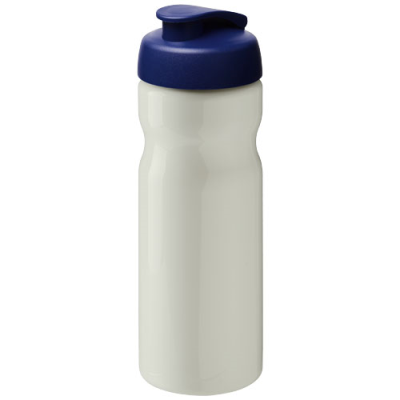 H2O ACTIVE® ECO BASE 650 ML FLIP LID SPORTS BOTTLE in Ivory White & Blue.