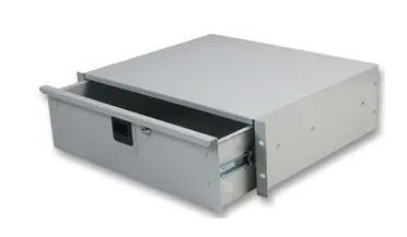 RM-DRAWER-3U-GRY 3U Rack Mount Storage Drawer Grey 455mm deep 26kg