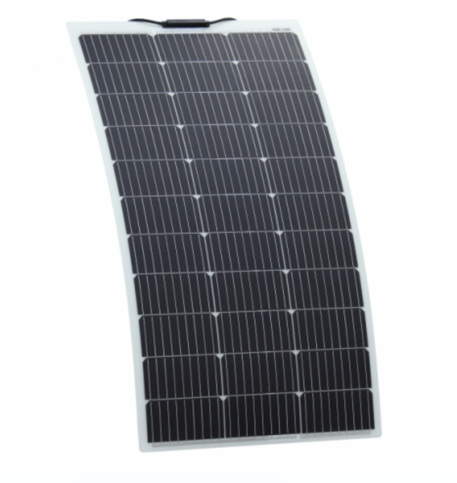 100W Semi-Flexible Fibreglass Solar Panel With Durable Etfe Coating