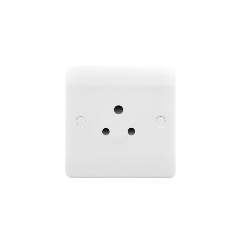 Hamilton Verve 1G 2A Unswitched Socket Outlet White