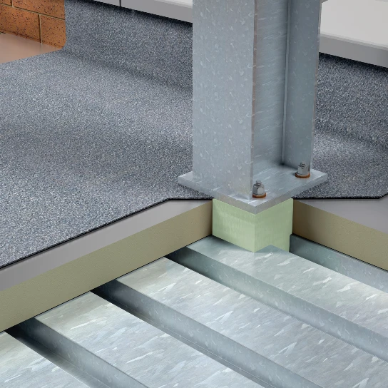 Parapet Roof Penetration Thermal Bridging Solution