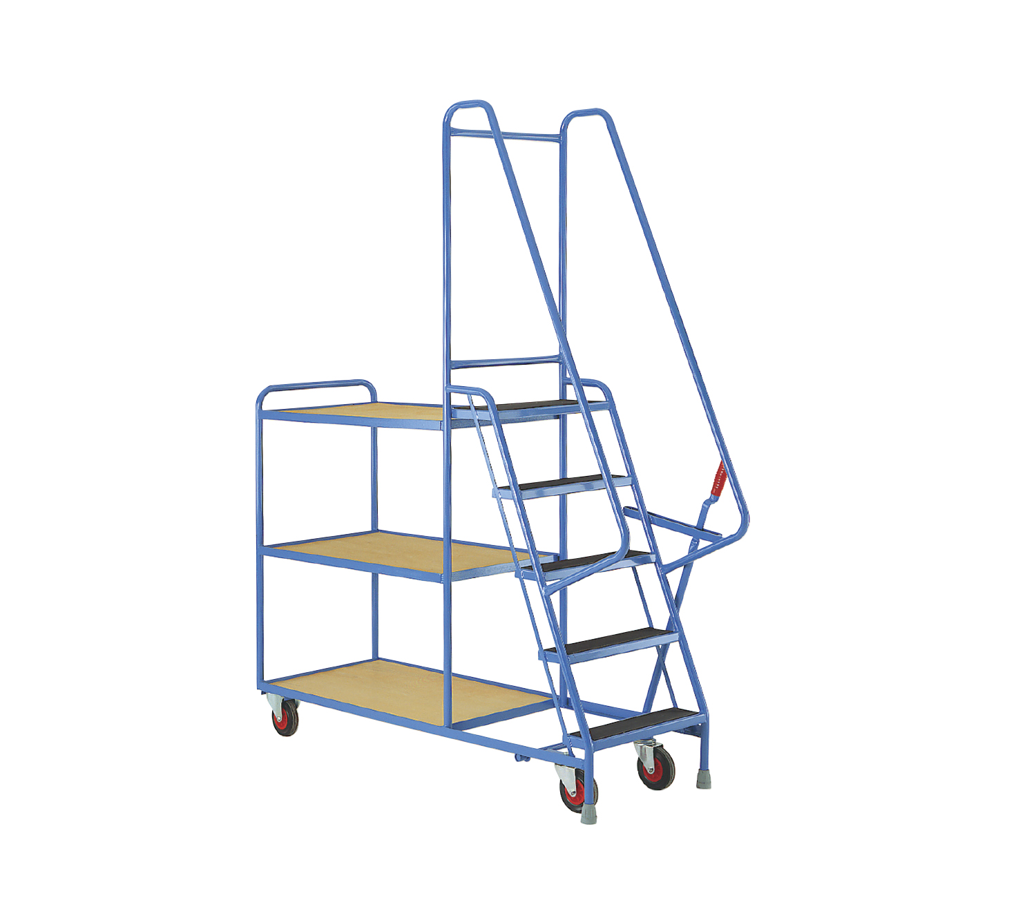 Heavy Duty Step Tray Trolleys - 5 Steps