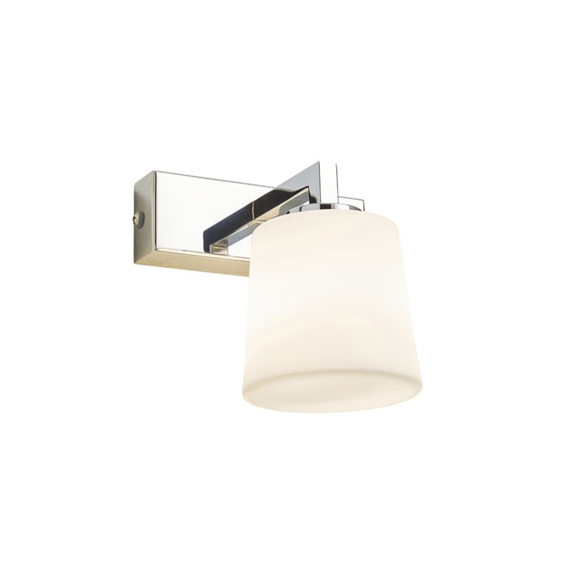 Forum Parga Bathroom Wall Light G9 Chrome/Opal