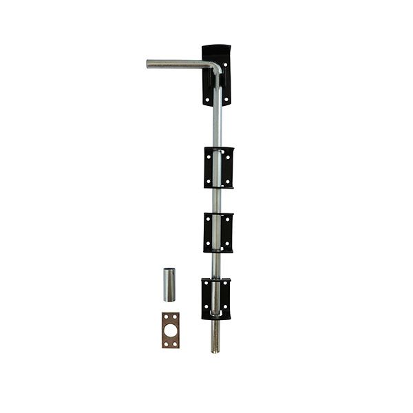 Taurus 450mm 18'' Garage Door Drop Bolt Black