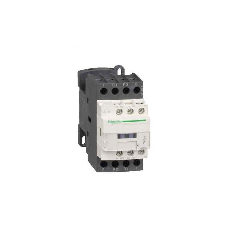 Schneider LC1D188U7 Contactor 32A Amp 230V AC Volt 4 Main Poles 2 N/O & 2 N/C With 1 N/O & 1 N/C Aux Contact Configuration