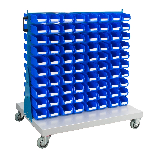 Trolley With 160 TC2 Bins Blue