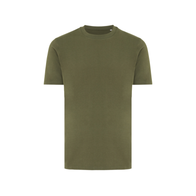 IQONIQ BRETT RECYCLED COTTON TEE SHIRT in Khaki.