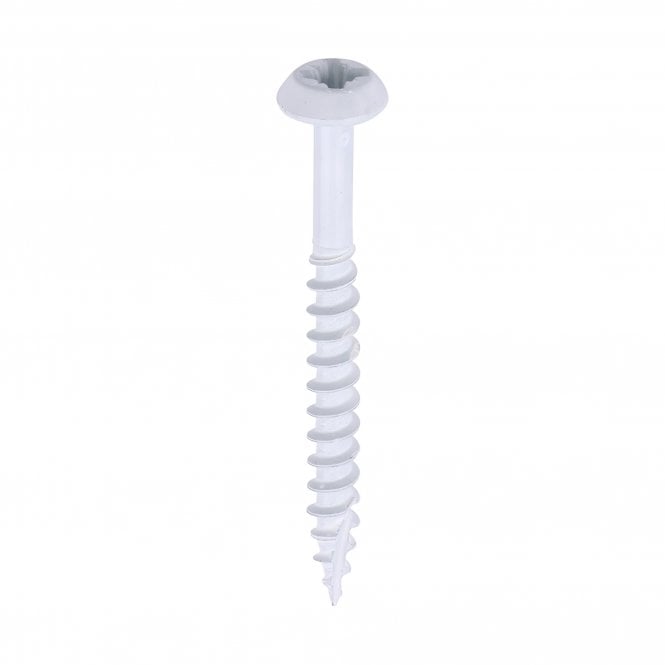 TIMCO Rainwater Screws - White