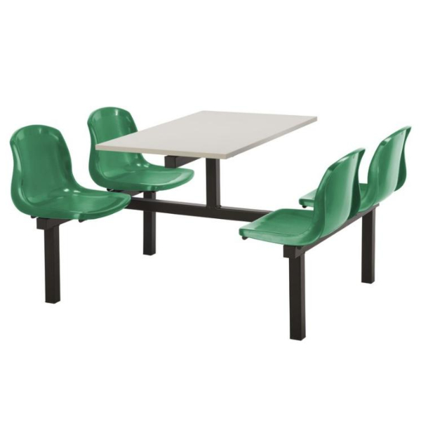 CU90 - 4-Seater Harvey Canteen Unit - 2 Way Access, Green, Grey