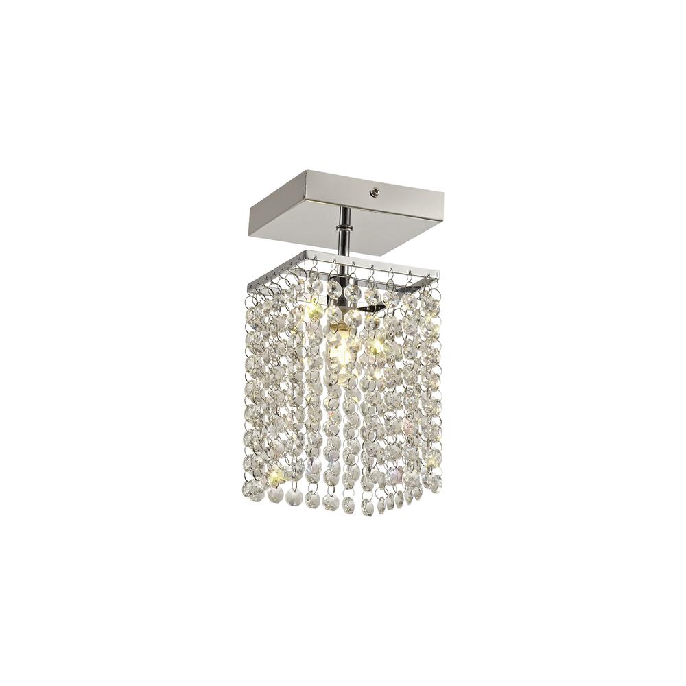 Luxuria Meridian Ceiling Light 1xG9 IP44 Polished Chrome/Crystal