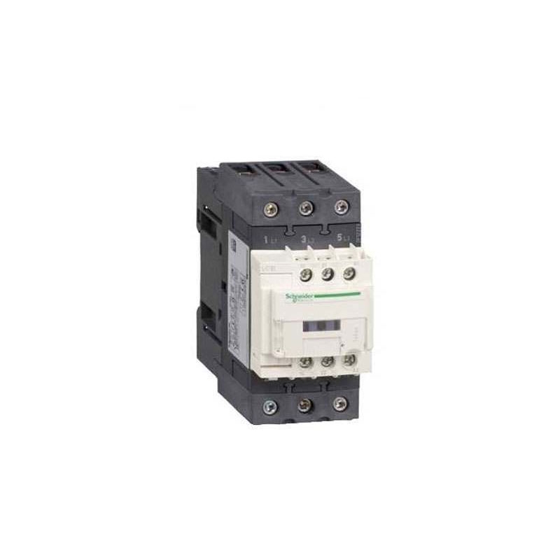 Schneider LC1D50ABD Contactor 22 / 50 kW 24V DC Volt 3 N/O Poles With 1 N/O & 1 N/C Contact Configuration