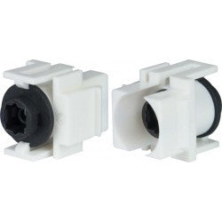TOSLINK Keystone Insert Coupler, Female to Female, Green