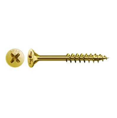 SPAX Yellox PZ F-CSK Screws 5.0x90mm (100)